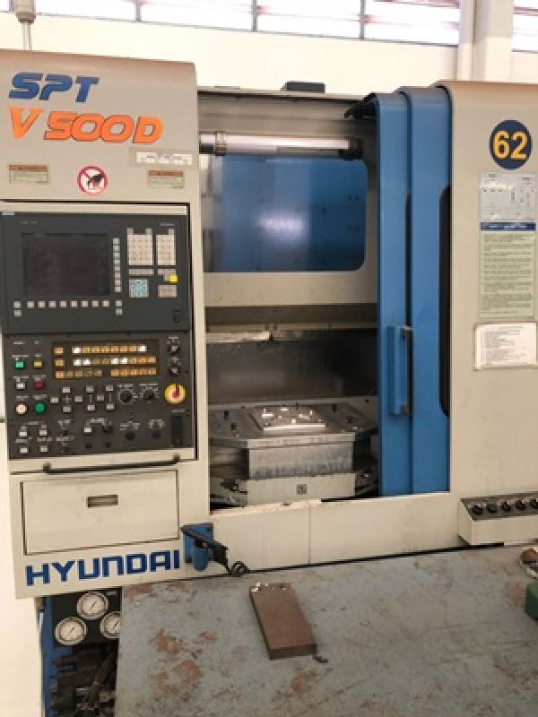 Centro de Usinagem Vertical Duplo Pallet HYUNDAI SPT-V500D