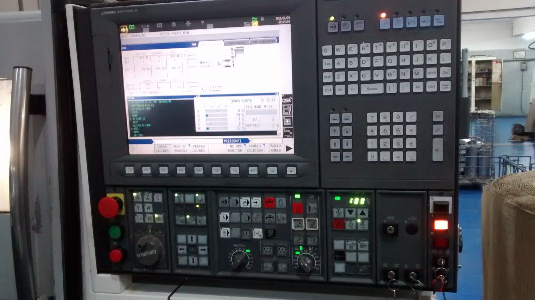 Torno CNC OKUMA GENOS L200E-M 
