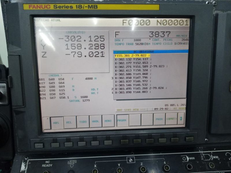 Centro de Usinagem tipo Portal FEELER FV-2212