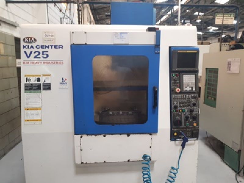 Centro de Usinagem Vertical Duplo Pallet KIA CENTER V25