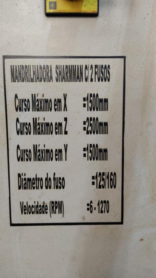 Mandrilhadora CNC SHARMAN 