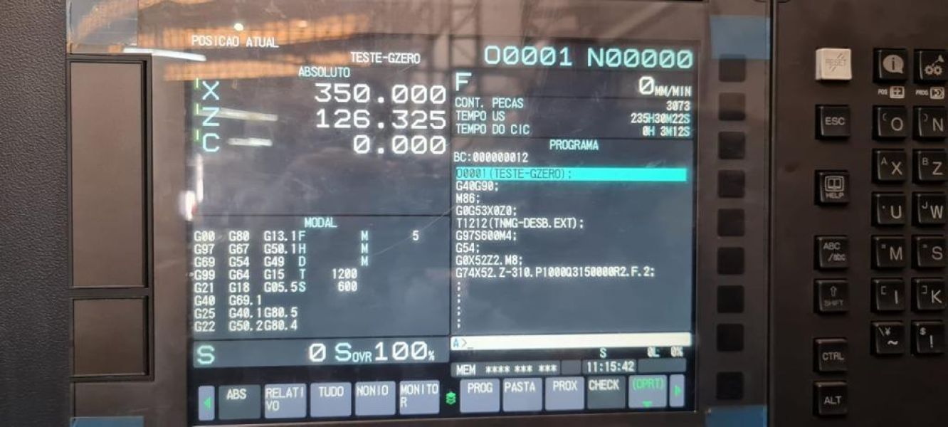 Torno CNC SAMSUNG SMEC SL2000M