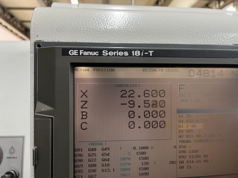 Torno CNC ROMI GALAXY 15SM