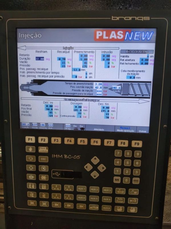 Injetora de Plástico ITALTECH IMPETUS 250/1700