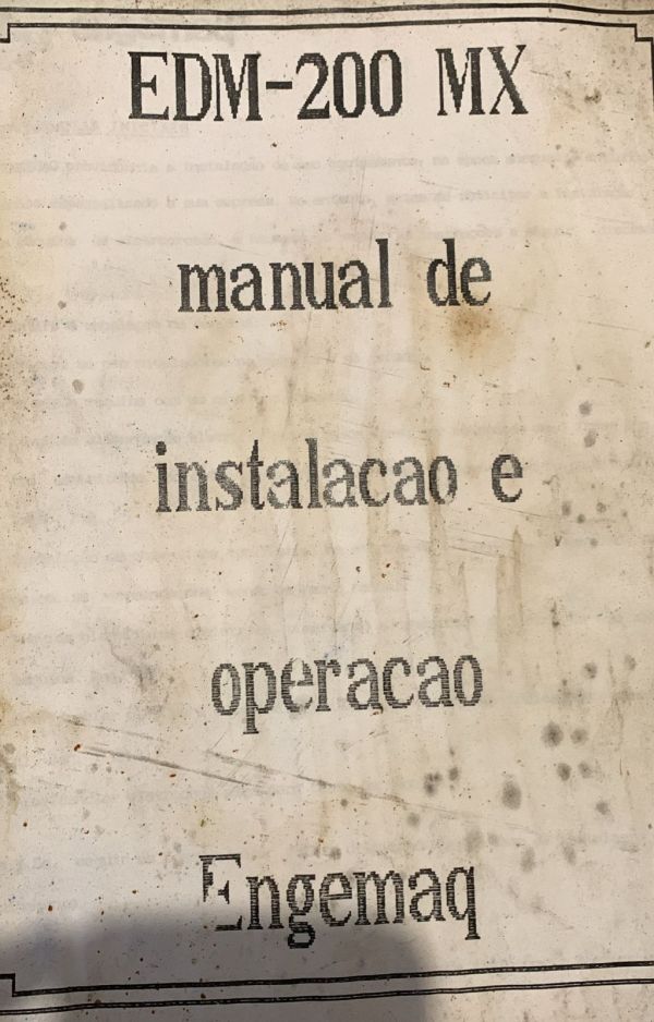 Eletroerosão por Penetração ENGEMAQ EDM-200MX